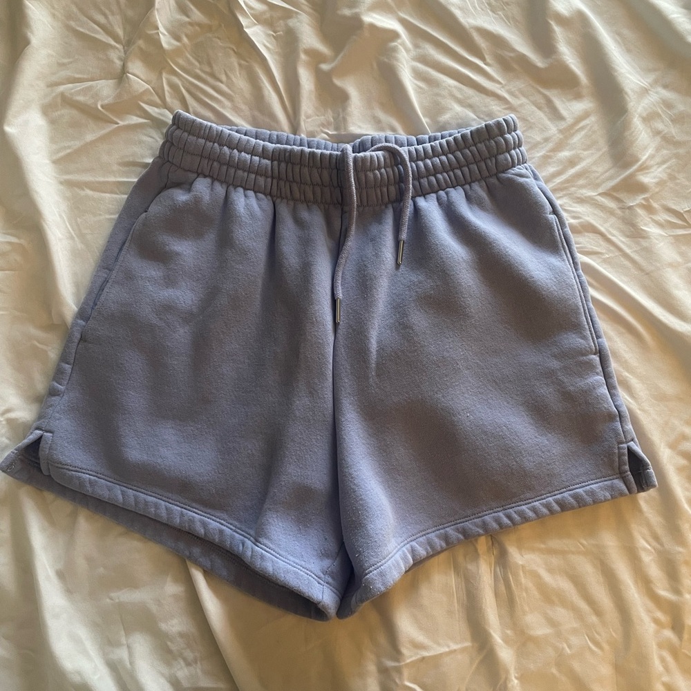 Abercrombie Sunday Shorts- light blue/purple M